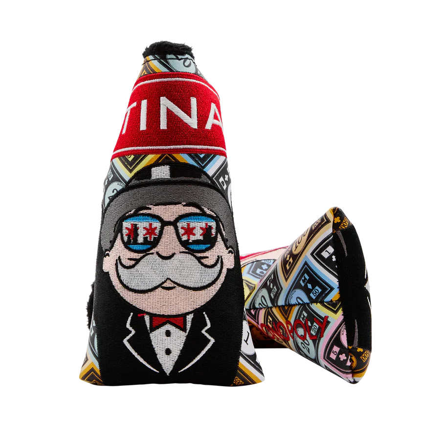 Bettinardi x Monopoly Chi Town Mr. Monopoly Blade Putter Headcover