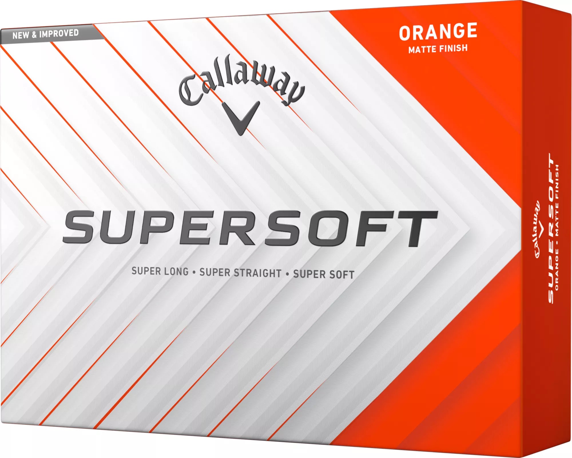 Callaway Supersoft Matte Orange 2025 Golf Balls
