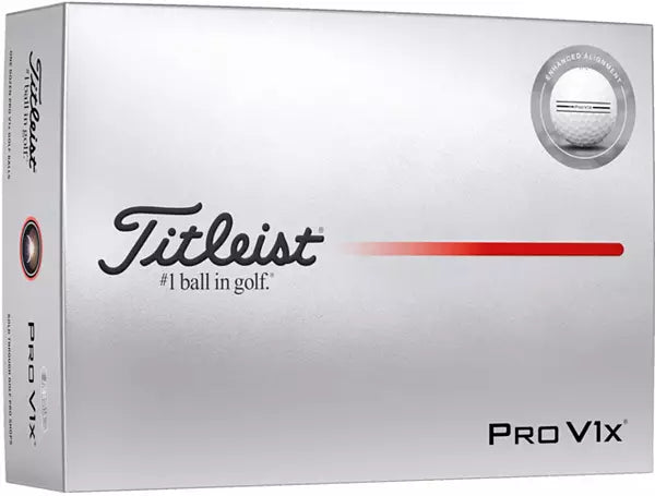 Titleist 2025 Pro V1x Enhanced Alignment Dozen Golf Balls