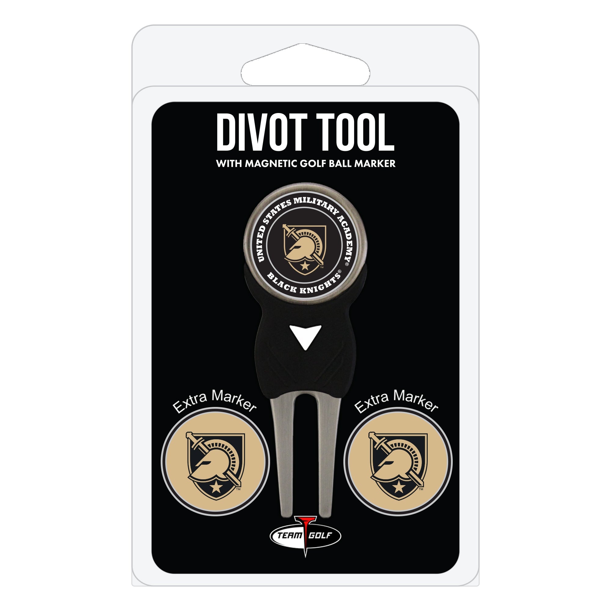 Army Black Knights Divot Tool + 3 Ball Markers