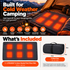LITEGUEST 6-Zone Heated Tent Floor Mat | Large USB Heated Camping Mat
