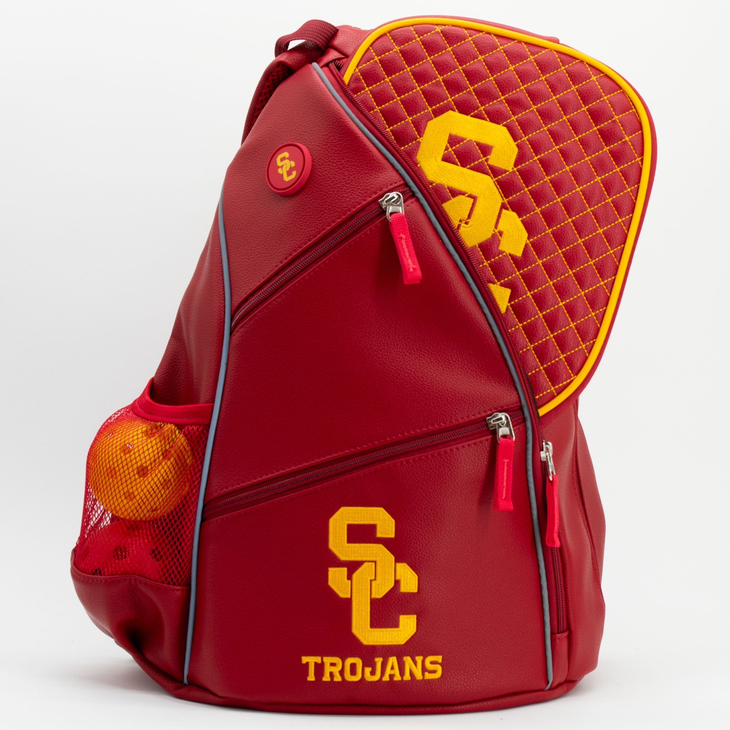 USC Trojans PU Leather Backpack