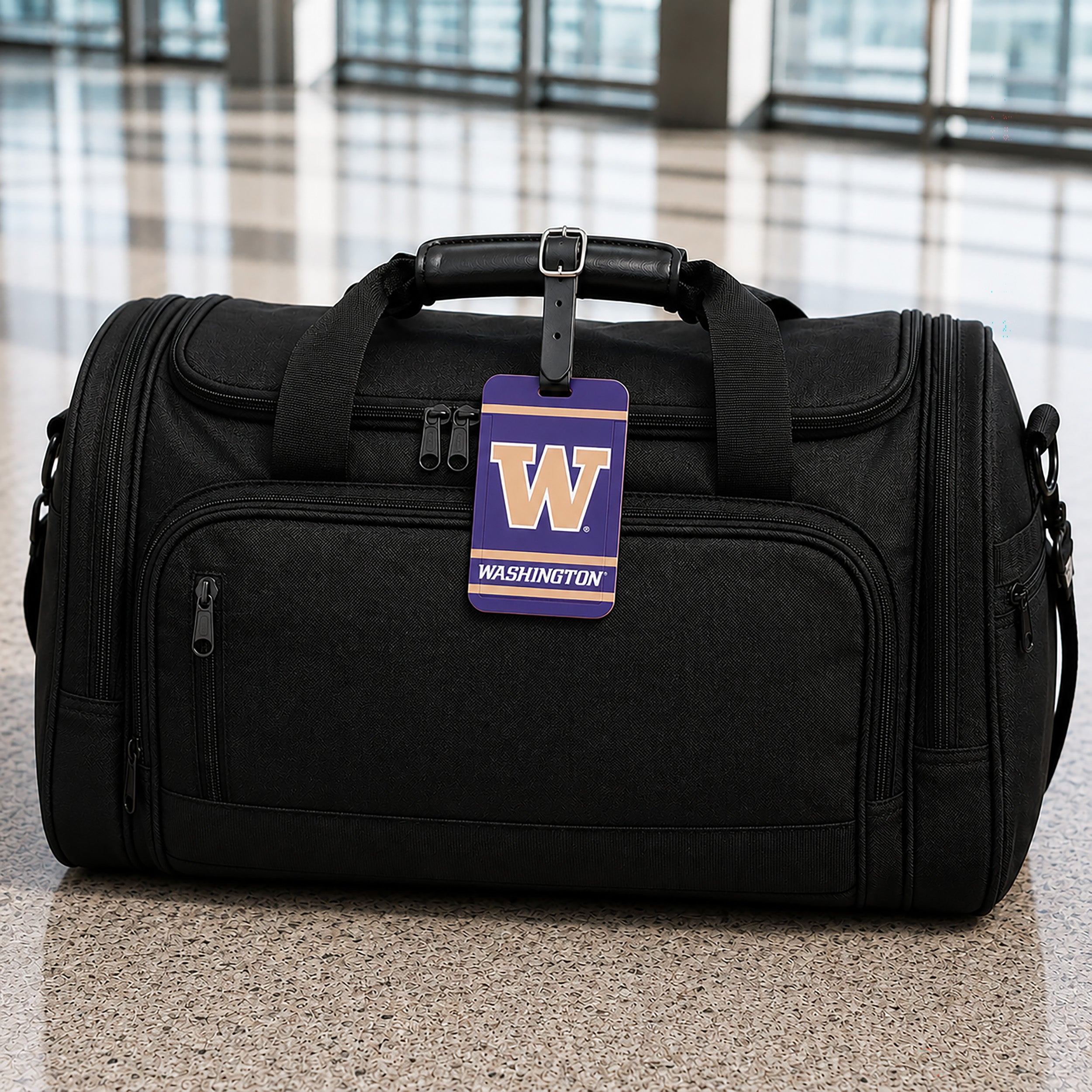Washington Huskies Golf Bag Tag