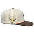 Longhorn Golf Hat | Snapback Cap | Built-in Magnetic Ball Marker Holder + Marker Included | Adjustable Tan Bull Skull