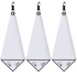 Magnetic Golf Towel with Ball Pocket - (White)