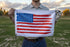 American Flag Golf Towel with Clip - 24x16 inch USA Microfiber Golf Towels
