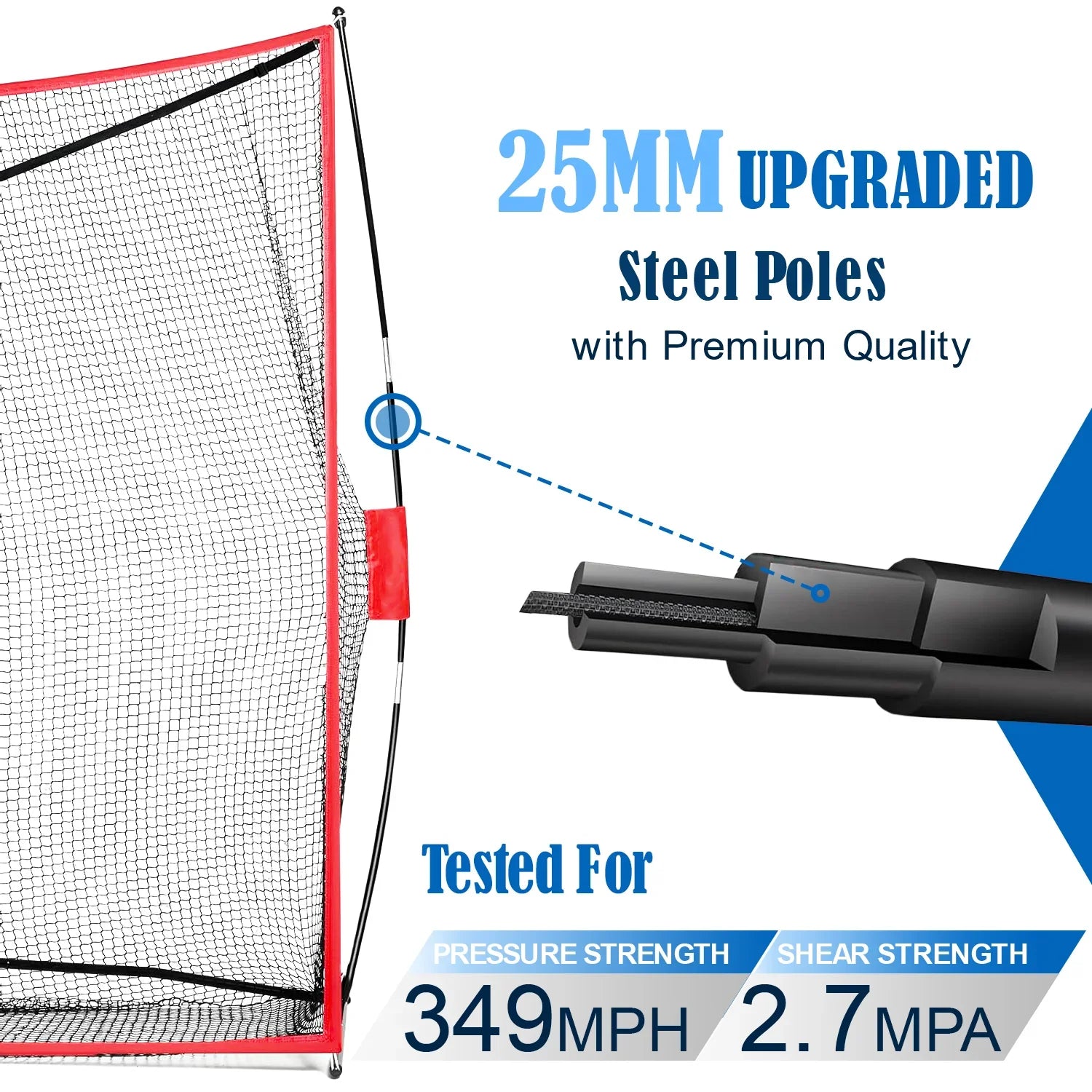 Swing Rex Pro Golf Net for Backyard – Heavy Duty Golf Practice Net
