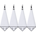 Magnetic Golf Towel with Ball Pocket - (White)