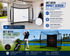Golf Range Cage with Impact Screen – 10 × 8 × 5 ft