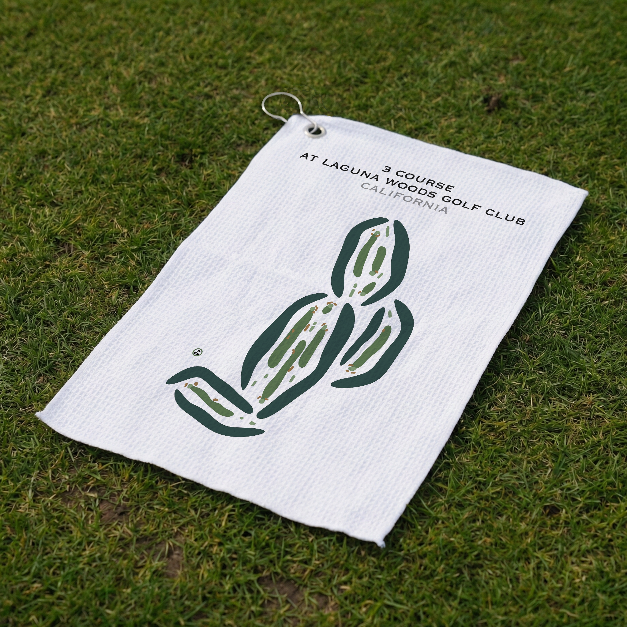3 Course at Laguna Woods Golf Club, California - Printed Golf Courses