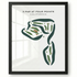 3 Par at Four Points, California - Printed Golf Courses