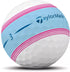 TaylorMade 2022 Tour Response Golf Balls White Blue Pink