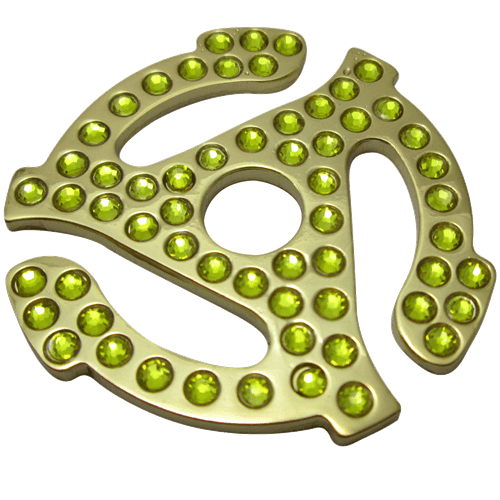 45 RPM Record Adapter Crystal Ball Marker &amp; Hat Clip by ReadyGOLF