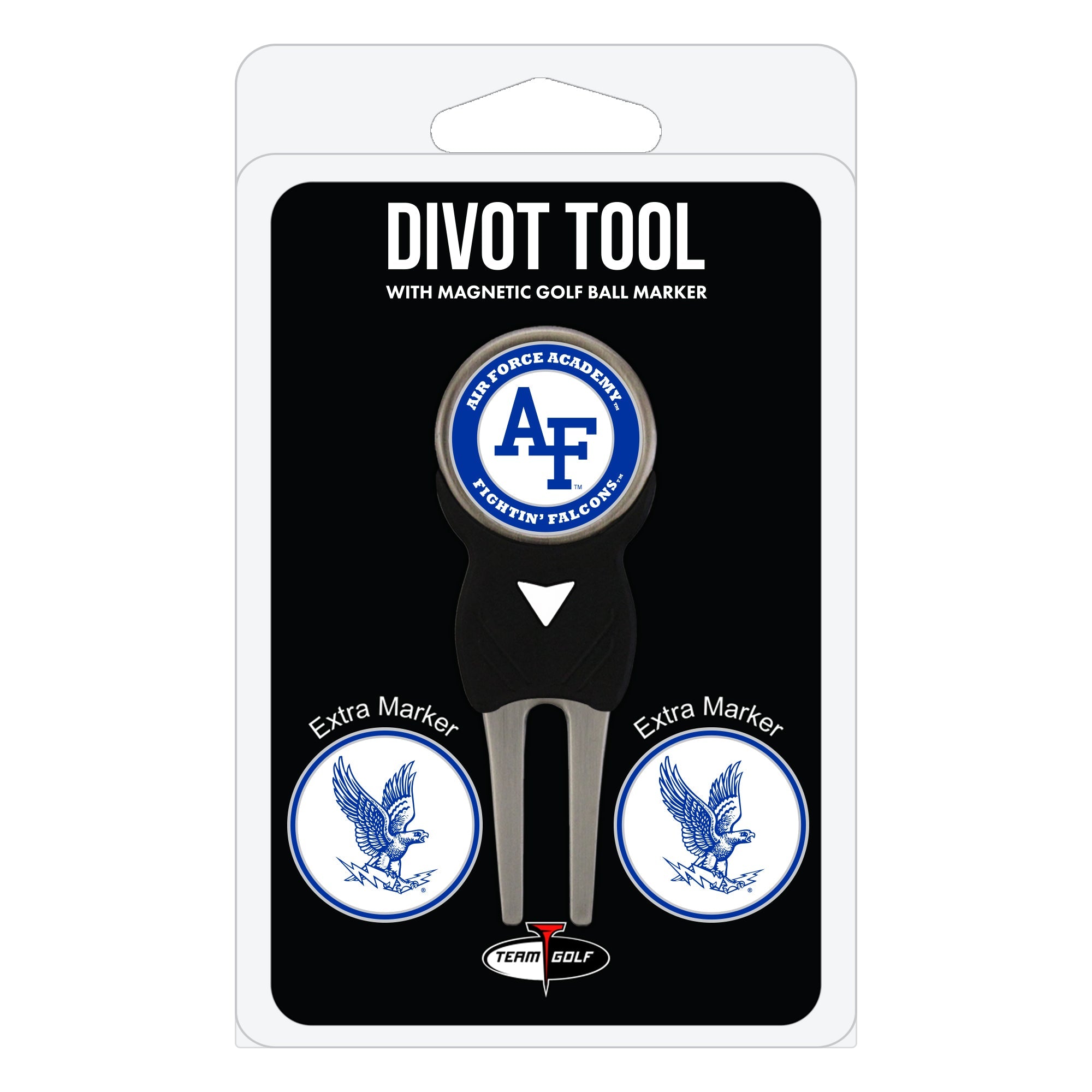 Air Force Falcons Divot Tool + 3 Ball Markers