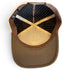 Longhorn Golf Hat | Snapback Cap | Built-in Magnetic Ball Marker Holder + Marker Included | Adjustable Tan Bull Skull