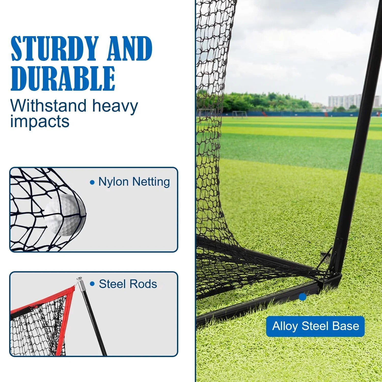 Swing Rex Pro Golf Net for Backyard – Heavy Duty Golf Practice Net