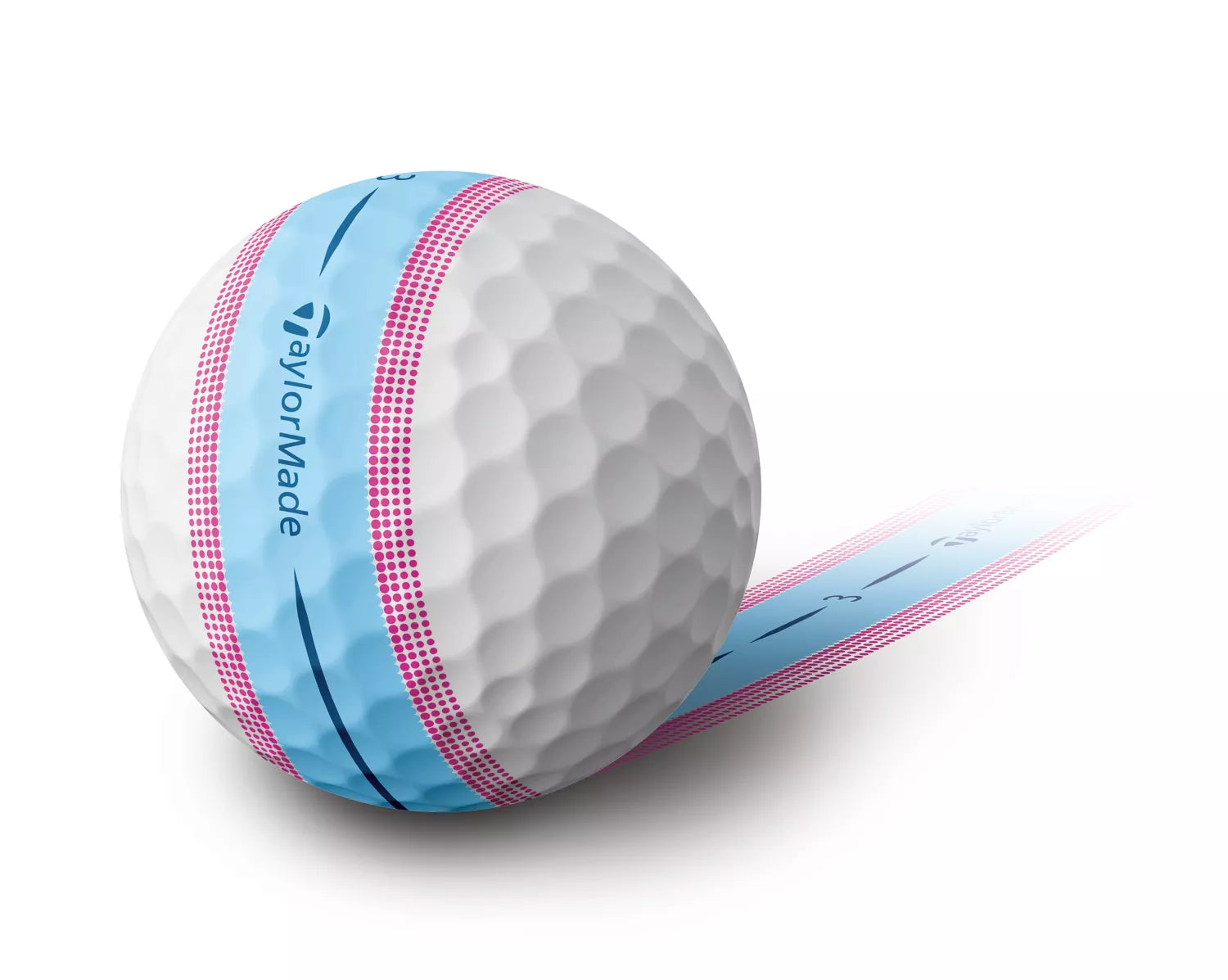 TaylorMade 2022 Tour Response Golf Balls White Blue Pink