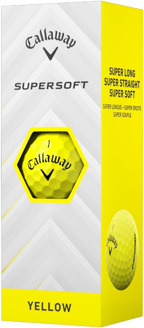 Callaway Supersoft Yellow 2025 Golf Balls