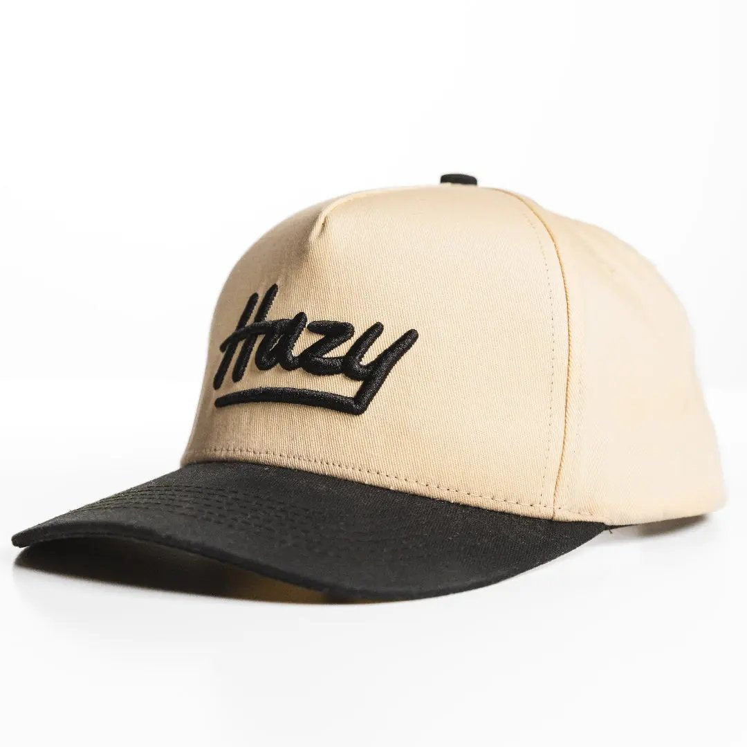 “Portland” Bone and Black SnapBack