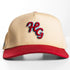 “HG” Icon Cardinal and Bone SnapBack Hat