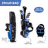 PGA TOUR® Juniors Right Handed Blue Golf Club Set by Golfgen® for Player Heights 4'8" - 5'3" | Complete Junior Golf Club Set