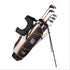 Golfgen™ PGA TOUR Youth Golf Club Set – 10-Piece Left-Handed Junior Golf Club Set for Ages 12+ – Beginner Golf Clubs for Kids with Lightweight Stand Bag, Hybrid, Wedge & Mallet Putter