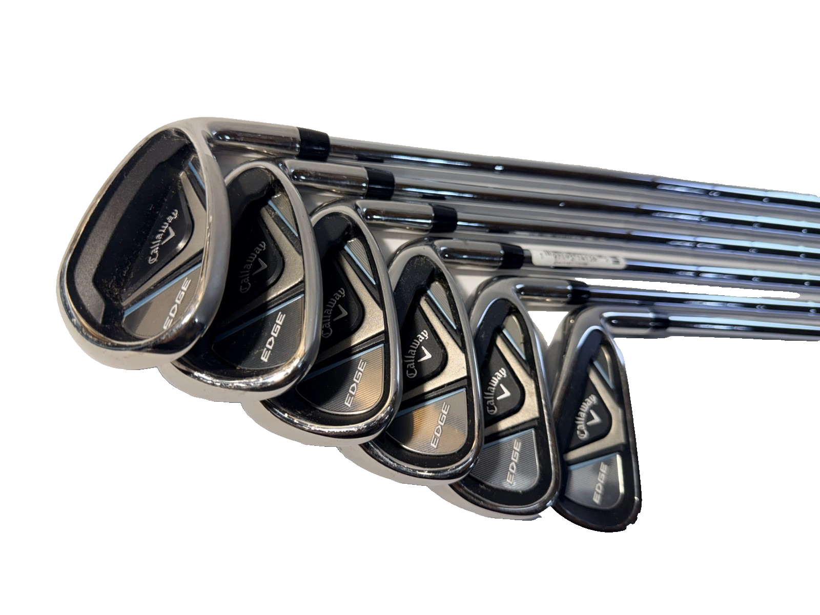 Callaway Edge RH Complete Set Regular Flex Steel 10 Clubs Driver 3W Hyb Putter