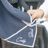 Magnetic Golf Towel with Ball Pocket - Black