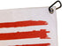 American Flag Golf Towel with Clip - 24x16 inch USA Microfiber Golf Towels