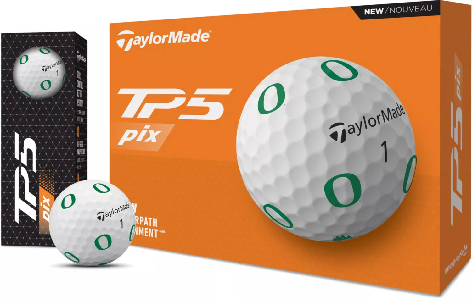 TaylorMade 2024 TP5 pix 3.0 Oregon Golf Balls