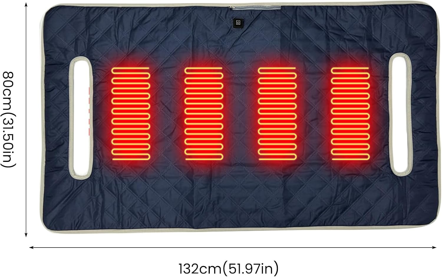 LITEGUEST USB Heated Golf Cart Seat Cushion Winter Warmth Essential