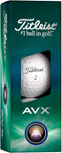 Titleist 2024 AVX Dozen White Golf Balls