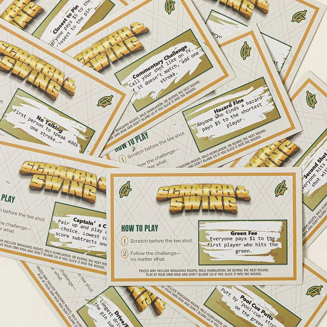 Scratch & Swing™ Scratch Off Golf Game (3 PACK)