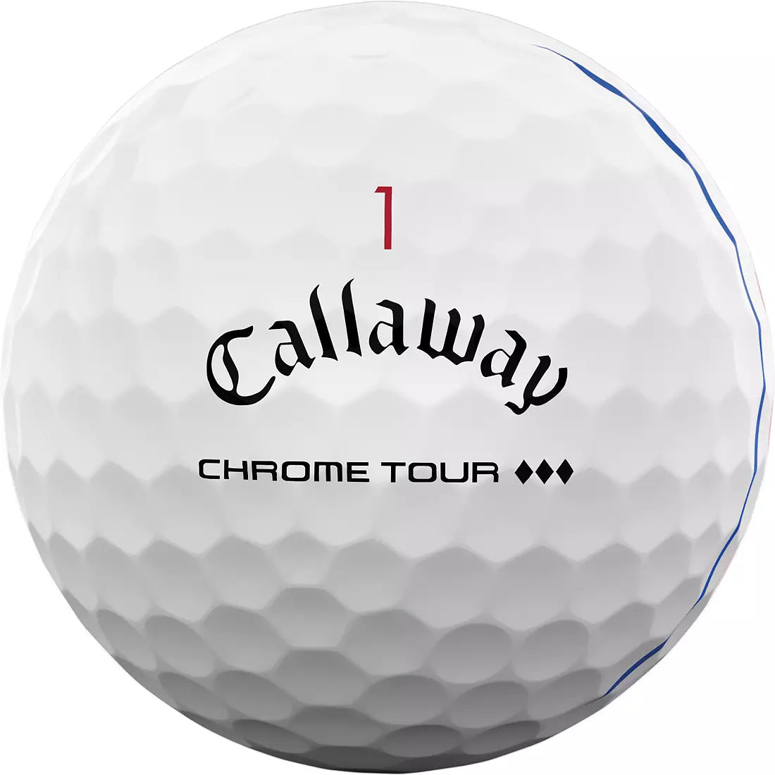Chrome Tour Triple Diamond Triple Track White 2025 Golf Balls