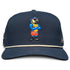 Parrot Patrol Golf Hat | Snapback Cap | Built-in Magnetic Ball Marker Holder + Marker Included | Adjustable Steel Blue Parrot
