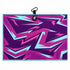 Neon Shockwave Golf Towel | 24” x 16” Microfiber Towel | Magnetic Clip & Carabiner | Premium Golf Accessory