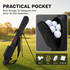 Golf Stand Bag – Lightweight, 3 Colors