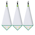 Magnetic Golf Towel with Ball Pocket - (Green/Yellow)