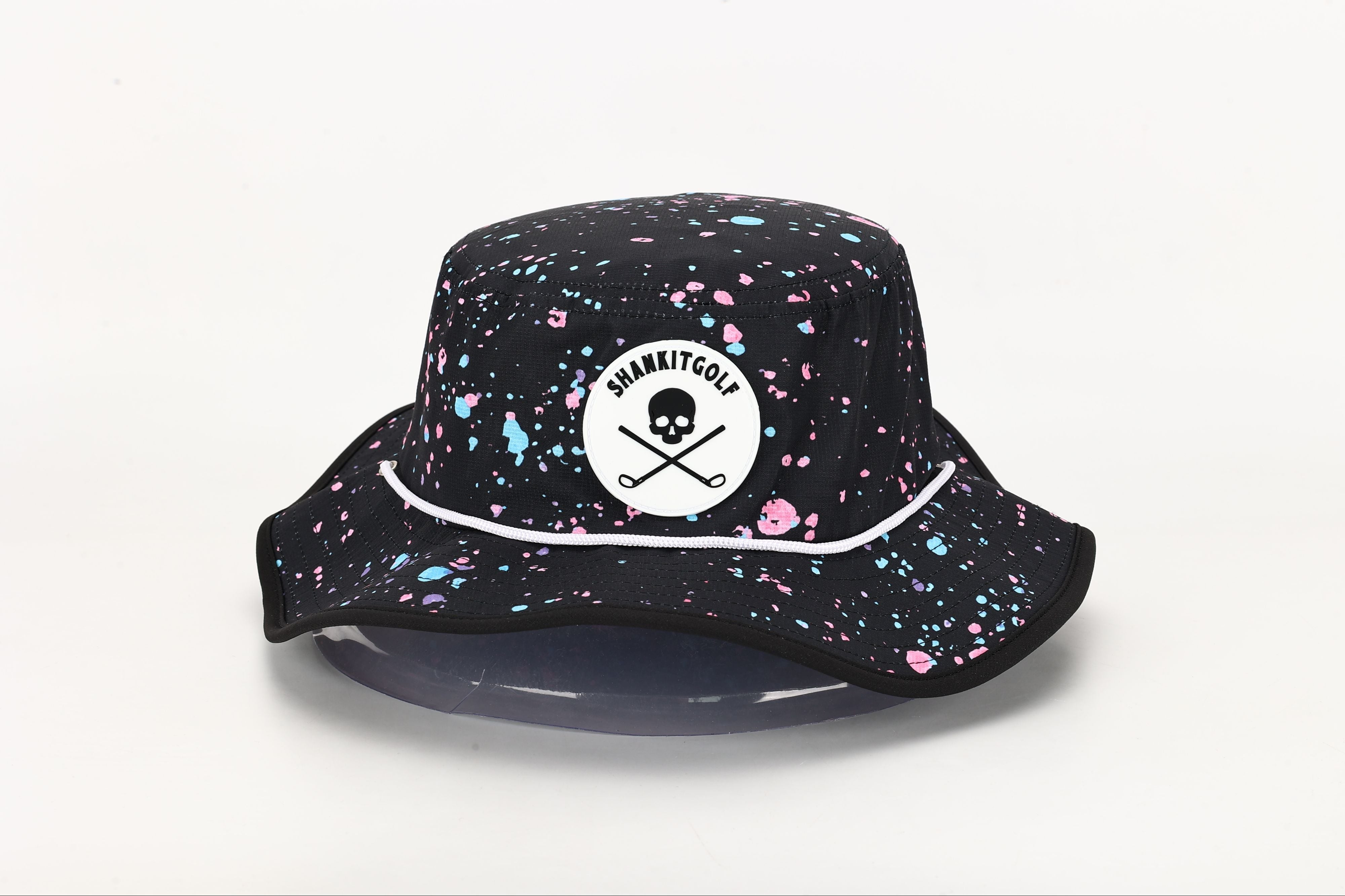 Black Paint Bucket Hat