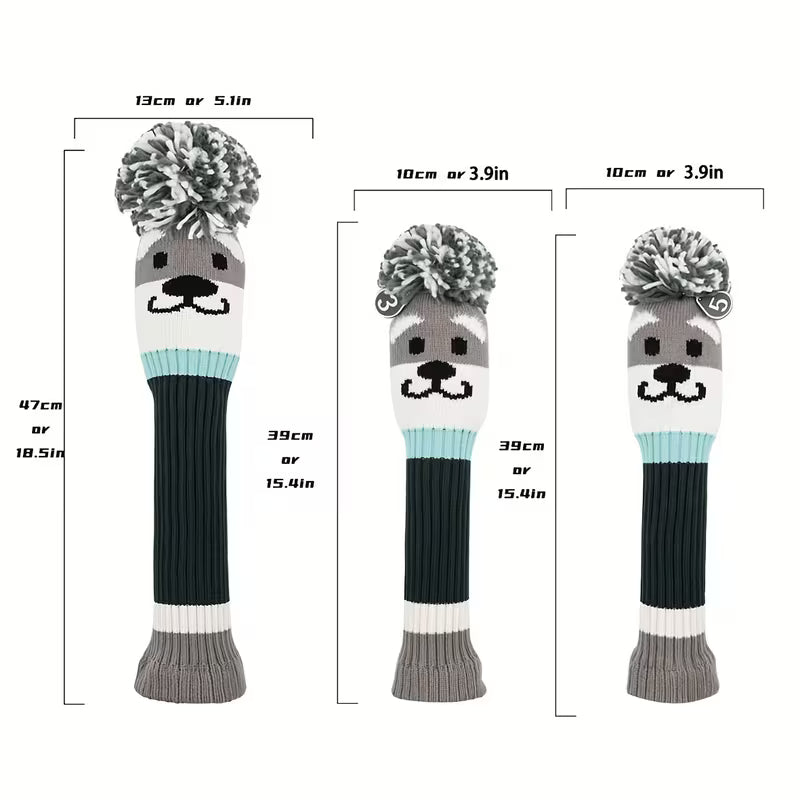 Pomp & Circumstance Knit Headcovers (3-Pack)