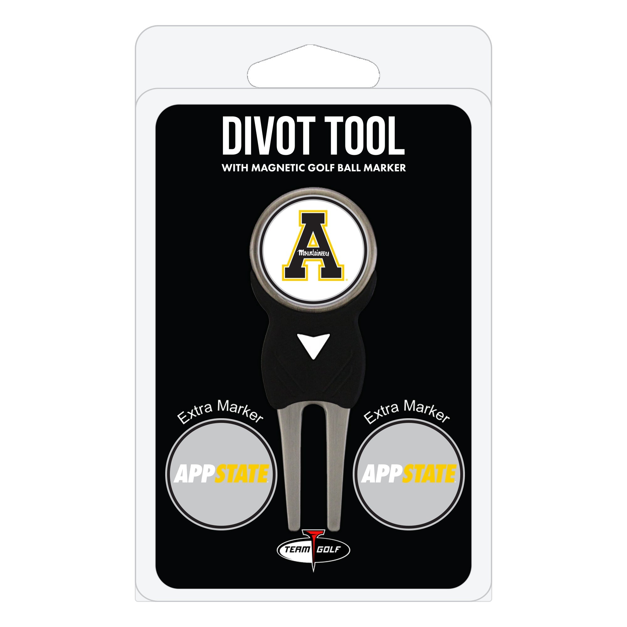 Appalachian State Mountaineers Divot Tool + 3 Ball Markers