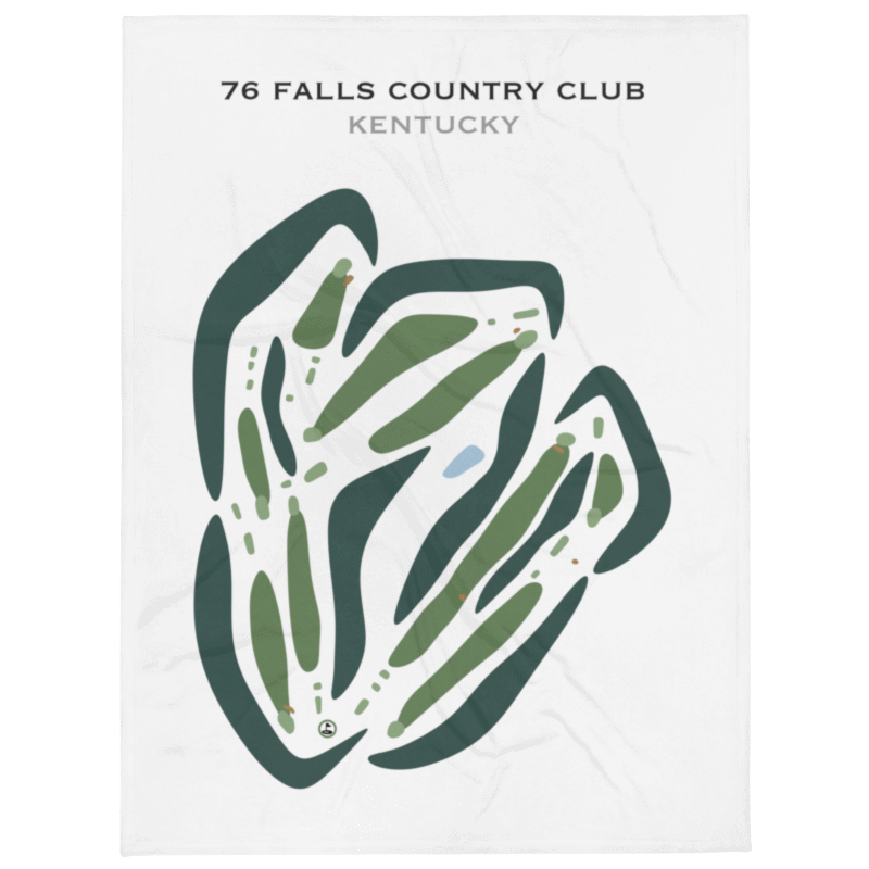 76 Falls Country Club, Kentucky - Printed Golf Courses