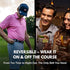 THE BYRD GOLF BELT - Blue/Red Stripe