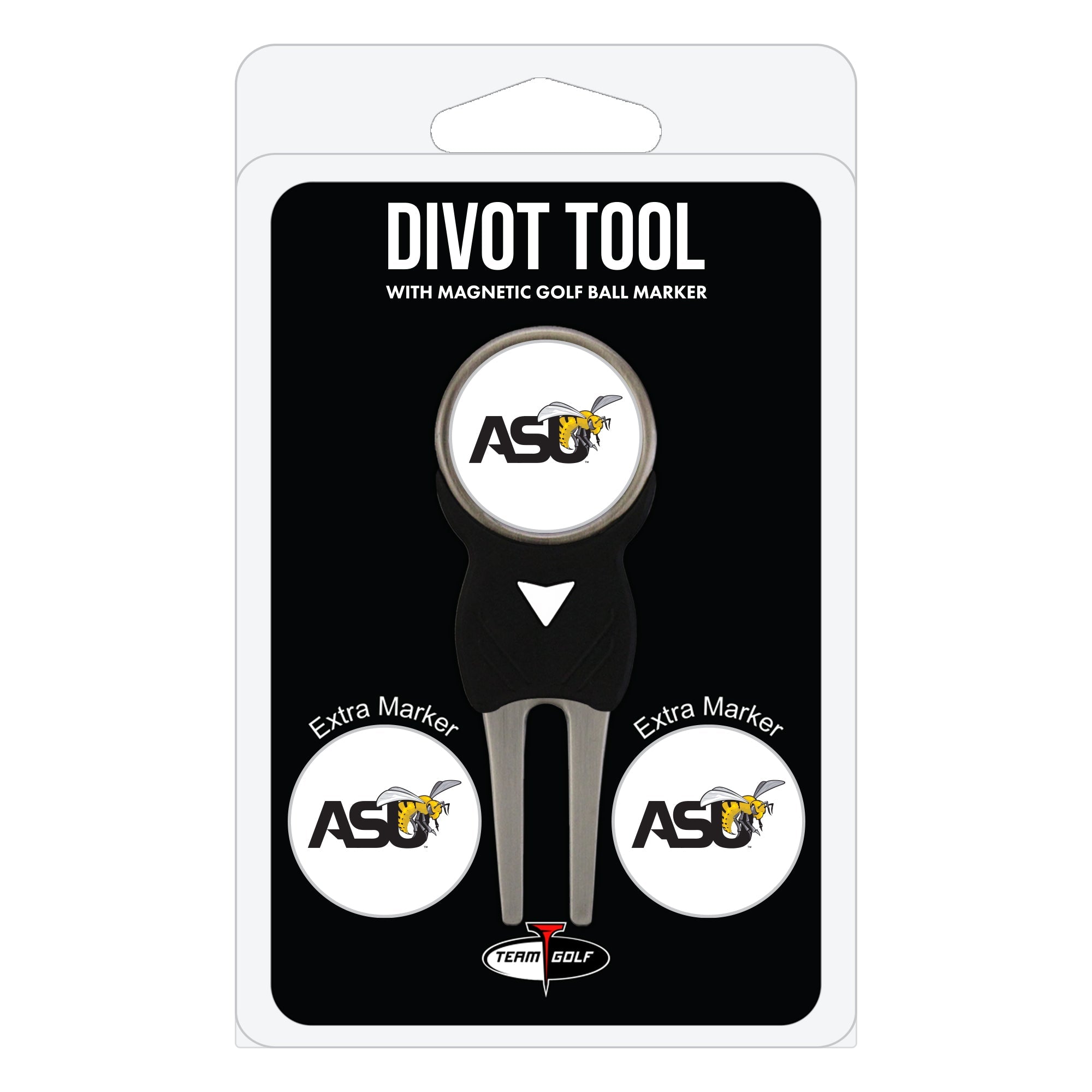 Alabama State Hornets Divot Tool + 3 Ball Markers
