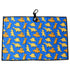 Blue Dino Chicken Nugget Golf Towel | 24” x 16” Microfiber Towel | Magnetic Clip & Carabiner | Premium Golf Accessory