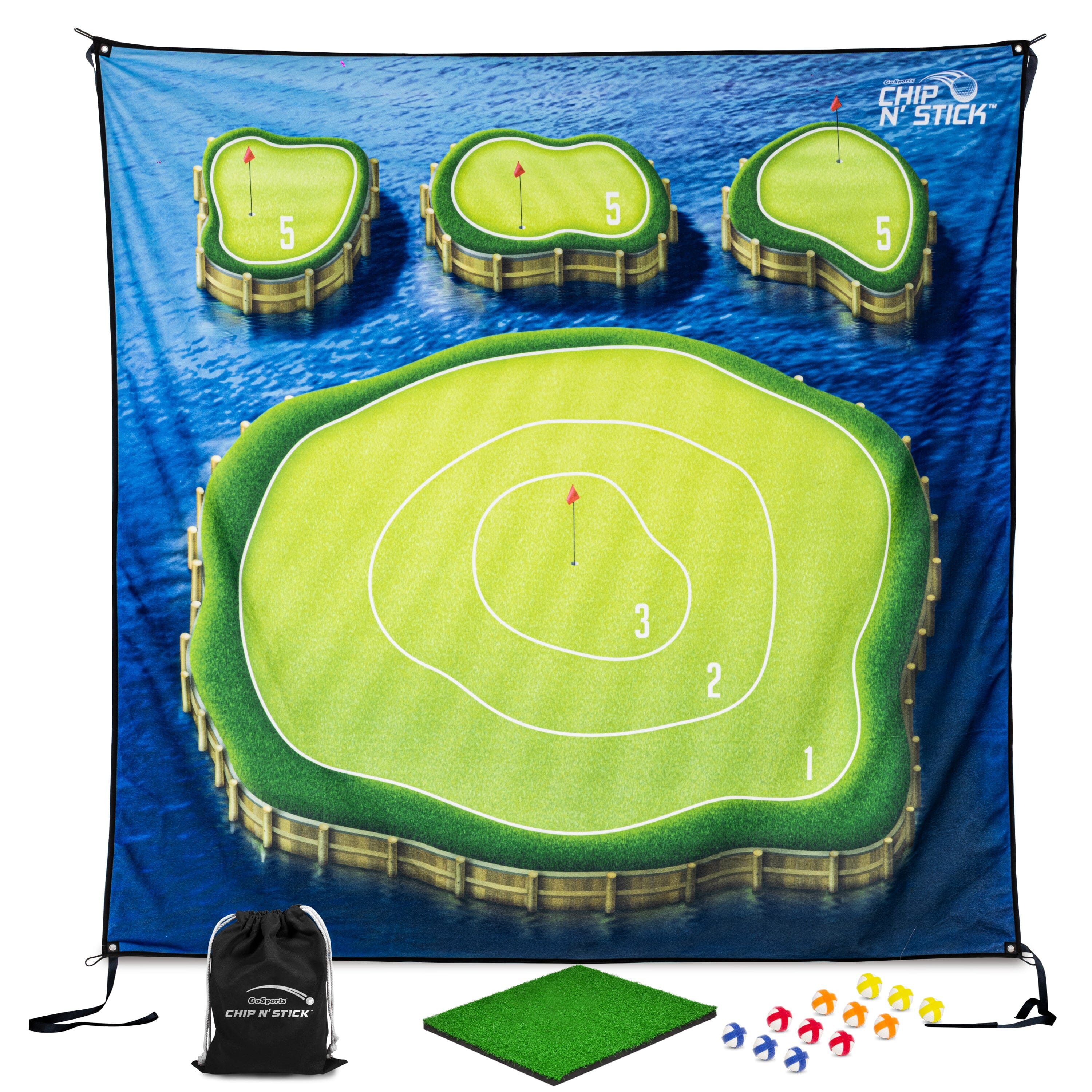 GoSports Chip N' Stick Golf Islands Chipping Game