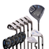 Lazrus Golf 8 pc Set - LAZ2 Driver, 6-PW Irons or 6-PW Hybrids, 52° Wedge, Putter