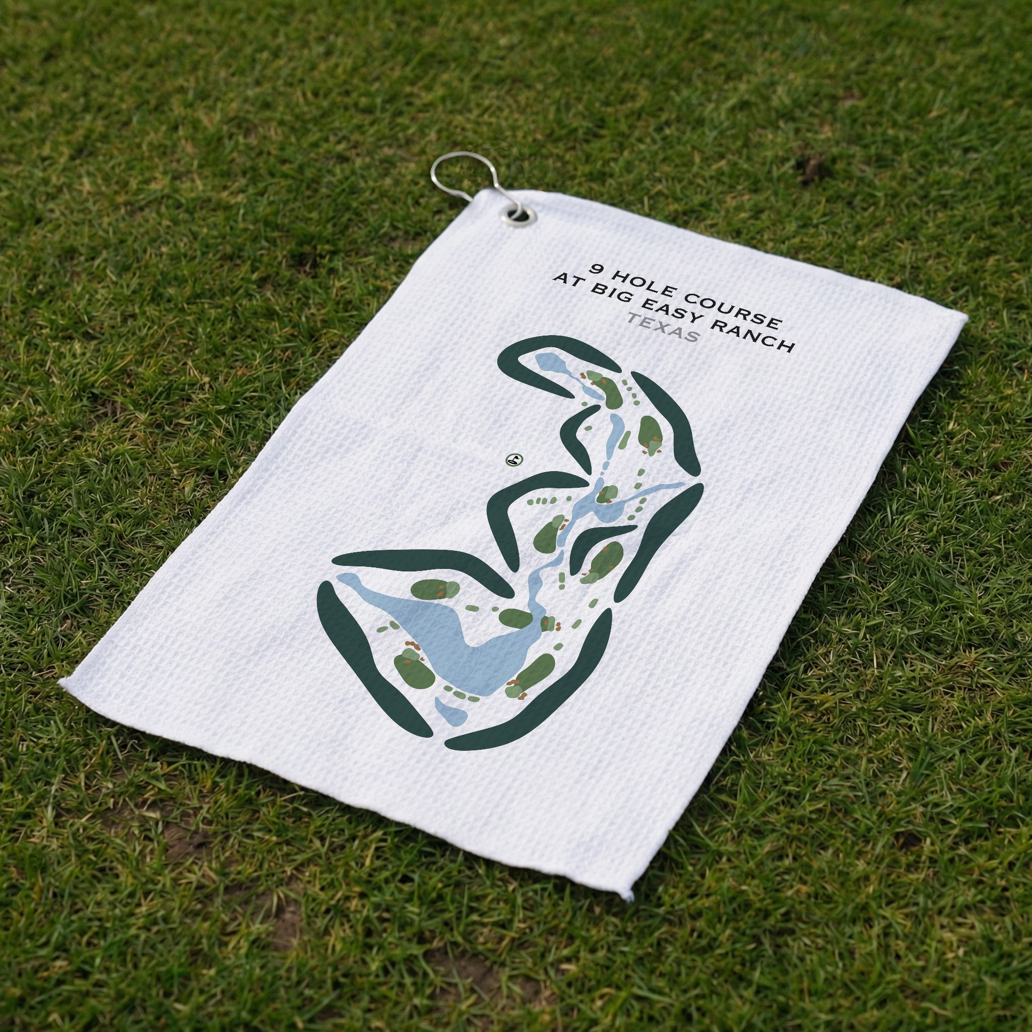 9-Hole Course at Big Easy Ranch, Texas - Printed Golf Courses
