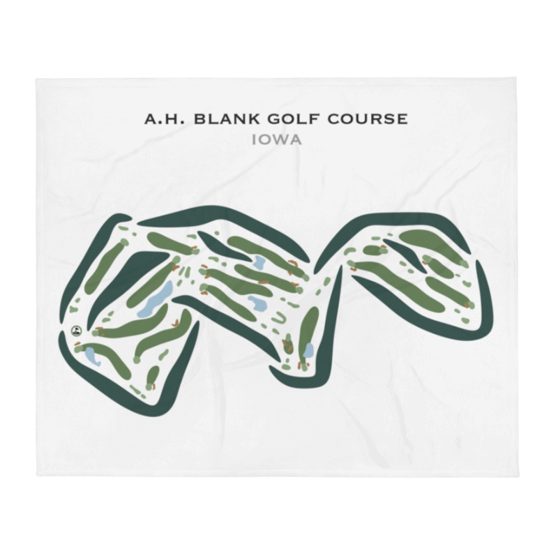 A.H. Blank Golf Course, Iowa - Printed Golf Courses