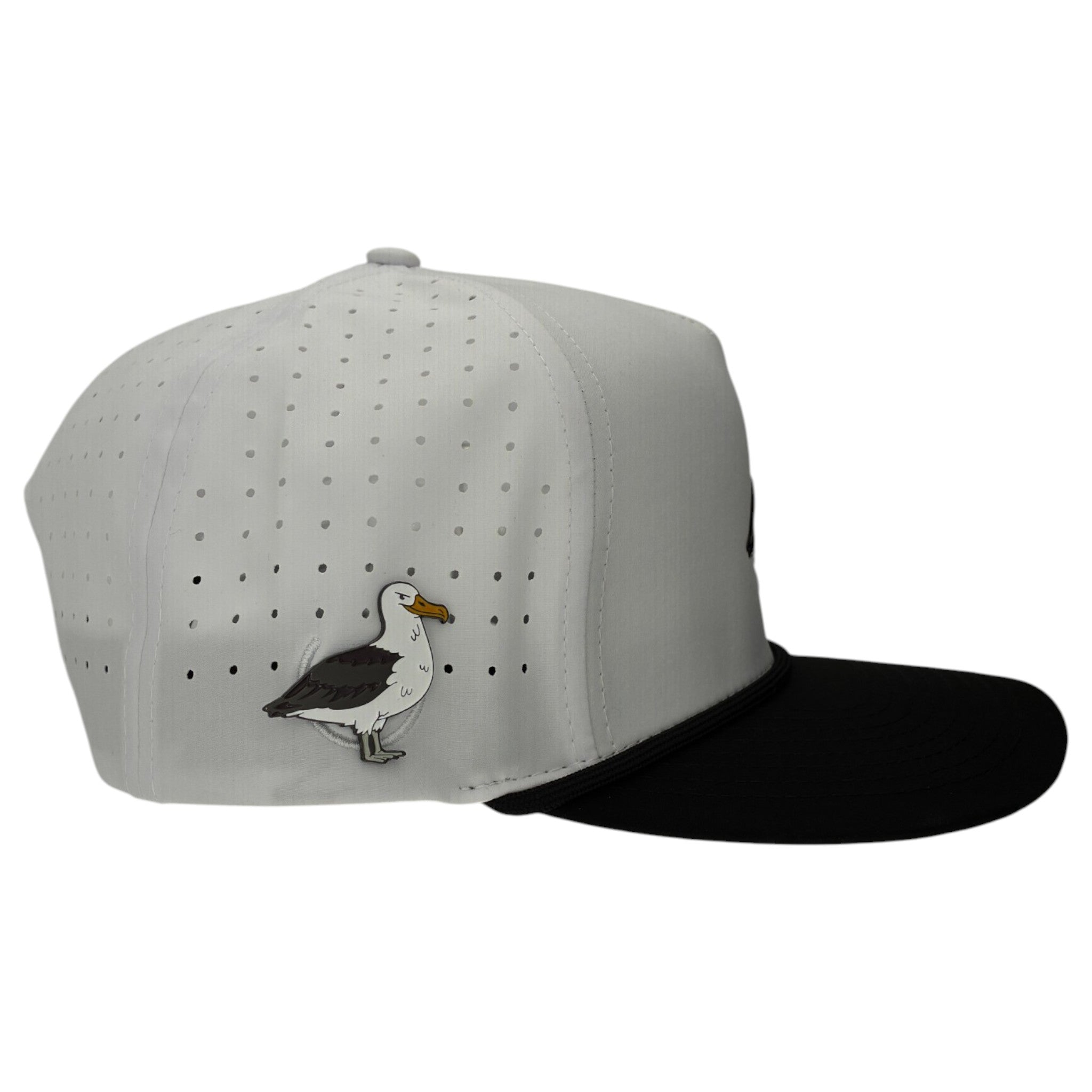 Albatross Golf Hat | Snapback Cap | Built-in Magnetic Ball Marker Holder + Marker Included | Adjustable | Bird
